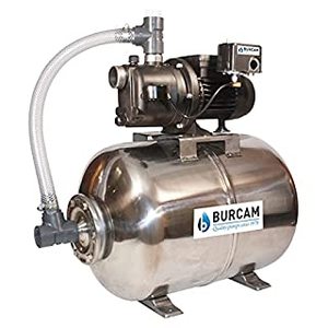 lot 829 image: B BURCAM QUALITY PUMPS SINCE 1978 505228PSSZ 506228PSSZ 34 HP Shallow Well Jet Pump System, Noryl Corrosion Resistant (B09M1C9MSR)