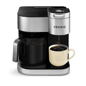 lot 5152 image: Keurig - K Duo Special Edition Single Serve K-Cup Pod Coffee Maker - Silver