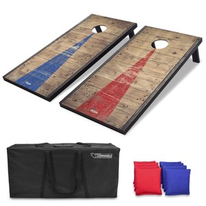 lot 243 image: PlayGoSports 3x2 Rustic Design Cornhole Set