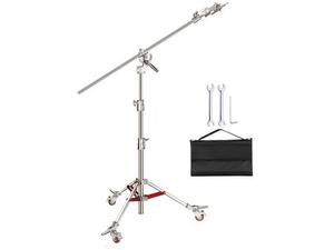 lot 250 image: Neewer Pro Stainless Steel C Stand Light Stand, Max Height 14.4 Feet