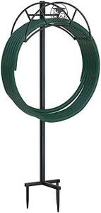 lot 261 image: Metal Hose Reel With Ground Stakes (Stock Image Differs Slightly)