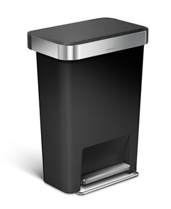 lot 270 image: SimpleHuman 45L Step Trash Can