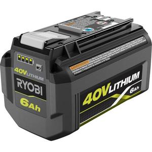 lot 287 image: RYOBI 40V 6Ah Lithium Ion Battery