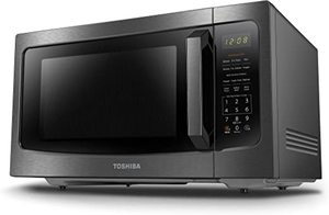 lot 738 image: Toshiba ML-EM45P(BS) Countertop Microwave Oven with Smart Sensor