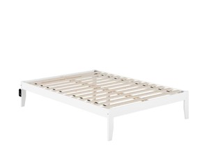 lot 3003 image: Atlantic Furniture Colorado Bed Frame Queen White