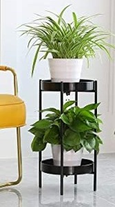 lot 5158 image: Black Mini Plant Stand