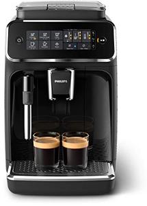 lot 2165 image: Philips 3200 Series Fully Automatic Espresso Machine w Milk Frother, Black, EP322144 Retail$599.99