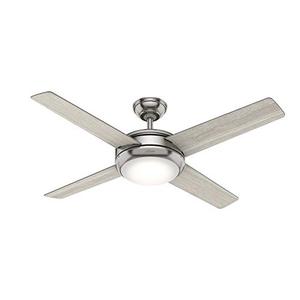 lot 2180 image: Hunter Marconi Indoor Ceiling Fan with LED Light and Wall Control