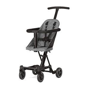 lot 2181 image: Dream On Me, Coast Stroller Rider, Lightweight, One hand easy fold, travel ready, Sturdy, Adjustable handles, Soft-ride wheels, Easy to push, Gray