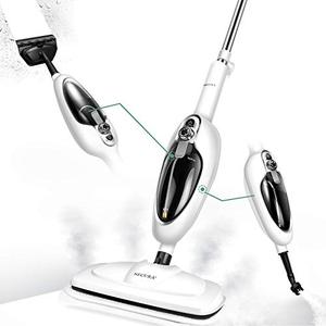lot 2227 image: Secura Steam Mop 10-in-1 Convenient Detachable Steam Cleaner, White Multifunctional Cleaning Machine Floor Steamer with 3 Microfiber Mop Pads