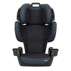 lot 2251 image: Evenflo GoTime LX Booster Car Seat (Quincy Blue)