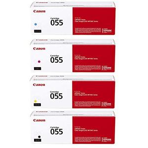lot 2267 image: Canon CRG 055 Standard Capacity Toner Cartridge for MF743 & MF741 Printers, Bundle with BlackCyanMagentaYellow
