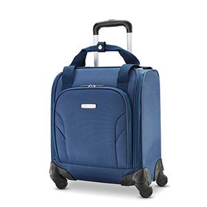 lot 2270 image: Samsonite Underseat Carry-On Spinner with USB Port, Ocean, One Size
