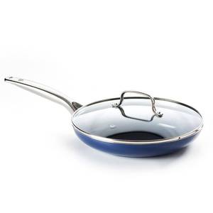 lot 2315 image: Blue Diamond Diamond-Infused 12 Frying Pan with Lid