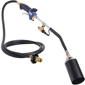 lot 2319 image: Flame King YSN340K Propane Torch Kit wIgnitor Heavy Duty Weed Burner, BlueBlack