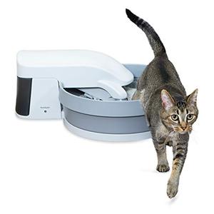 lot 2325 image: PetSafe Simply Clean Self Cleaning Cat Litter Box, Automatic Litter Box, Works with Clumping Cat Litter