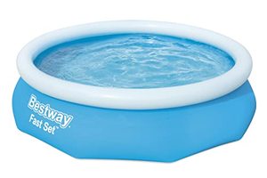 lot 2328 image: Fast Set 10 x 30 Above Ground Pool Set, Blue