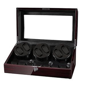 lot 2347 image: JQUEEN Watch Winder for Automatic Watches,Watch Winders 6 with 7 Storages,Quiet Japanese Motors with Soft and Flexible Watch Pillows