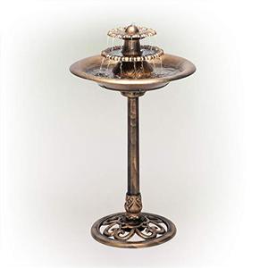 lot 2353 image: Alpine Corporation TEC106-BZ Alpine Floor Fountain, 35, Bronze