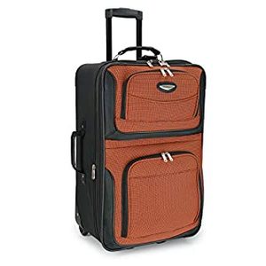 lot 2374 image: Travel Select Amsterdam 21 Expandable Rolling Carry On in Orange (B007GH6JJ6)