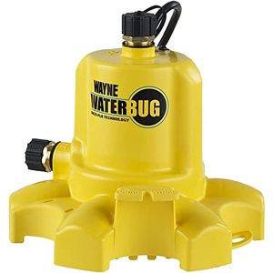 lot 2387 image: WAYNE Waterbug 16 HP 1350 GPH Submersible Multi-Flo Technology-Water Removal and Transfer Pump, Yellow