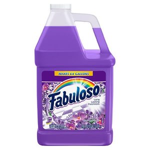 lot 2446 image: Fabuloso All Purpose Cleaner Concentrate for Multi Surface Action - Lavender - 128 fl oz
