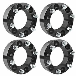 lot 2454 image: GAsupply 6x5.5 Wheel Spacers 2 inch, 6x139.7 Wheel Spacers Adapters 6 Lug 50mm Thick 108mm Bore 12x1.5 Studs Compatible with Toyota Tacoma Tundra 4Runner FJ Cruiser Sequoia