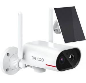 lot 75305 image: DEKCO Solar Wireless Security Camera DC8L
