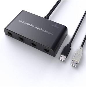 lot 75311 image: GameCube Controller Adapter For Switch Wii U PC