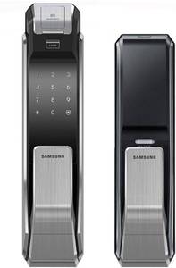 lot 75313 image: Samsung SDS Premium Door Lock Push Pull Series Model  SHS-P718