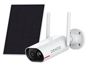 lot 75330 image: DEKCO Solar Wireless Security Camera DC8L
