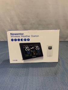 lot 75341 image: Newentor Wireless Weather Station Model  Q3-US Black