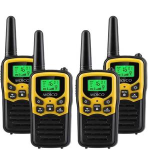 lot 75344 image: Moico 4 Pack Black Walkie Talkies