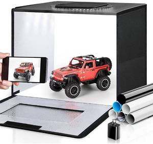 lot 75371 image: Glendon 16 x 12 Inch Portable Product Photography Light Box Model  PBST-200