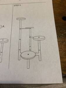 lot 75391 image: SUTINE Plant Stand Indoor 4 Tier Wood
