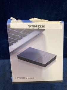 lot 75655 image: KOHLS 2.5 HDD ENCLOSURE