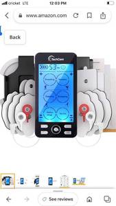 lot 75657 image: Tens Unit Plus 24 Rechargeable Electronic Pulse Massager Machine Multi Mode Device with All Accessories New Model