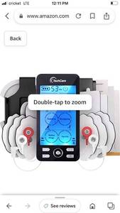 lot 75662 image: Tens Unit Plus 24 Rechargeable Electronic Pulse Massager Machine Multi Mode Device with All Accessories New Model
