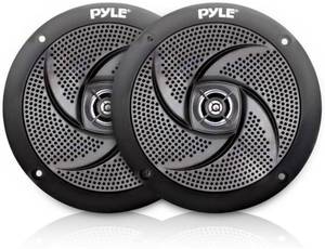 lot 75663 image: PULE MARINE SPEAKERS WITH MOUNTING POINTS NO BOX