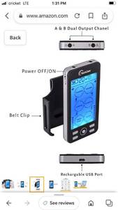lot 75673 image: Tens Unit Plus 24 Rechargeable Electronic Pulse Massager Machine Multi Mode Device with All Accessories New Model