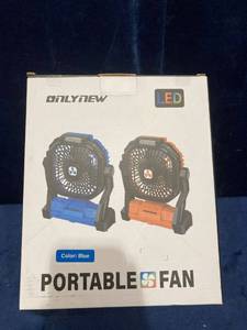 lot 75712 image: ONLYNEW LED PORTABLE FAN