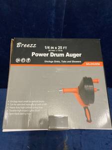 lot 75718 image: BREEZZ 14 in x 25 ft POWER DRUM AUGER