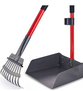 lot 75413 image: Pawler Pooper Scooper For Dogs Rake & Tray Set