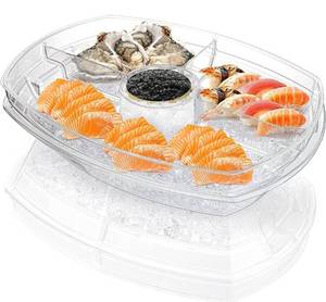 lot 75421 image: DEAYOU 4 Section Appetizer Tray With Lid