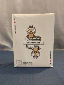 lot 75423 image: Granny Says Collapsible Storage Box, Medium 3 Pack