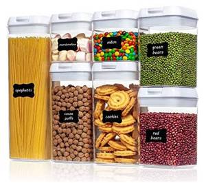 lot 75426 image: VTOPMART Air Tight Food Storage Containers 7 Piece Set