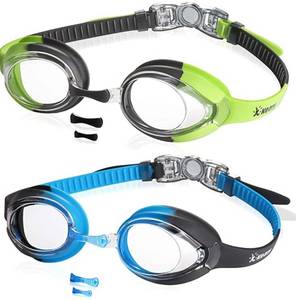 lot 75443 image: Keary 2 Pack Goggles, GreenBlack & BlueBlack, Kids