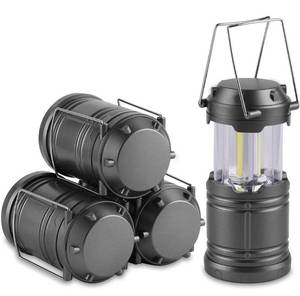 lot 75444 image: 4 Pack COB Camping Lights, Grey