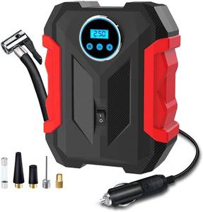 lot 75450 image: CarSun Air Pump Tire Inflator, Red