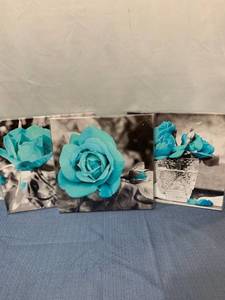 lot 75457 image: 3 Piece Set Wall Art